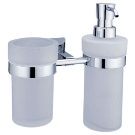 Nimco Pallas Athéna - Distributore di sapone liquido con vetro, cromo PA 1205831W-26