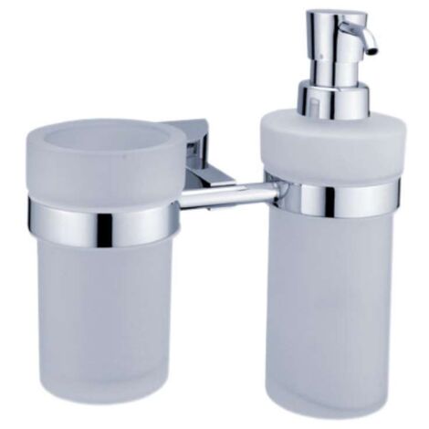Nimco Pallas Athéna - Seifenspender mit Glas, Chrom PA 1205831W-26