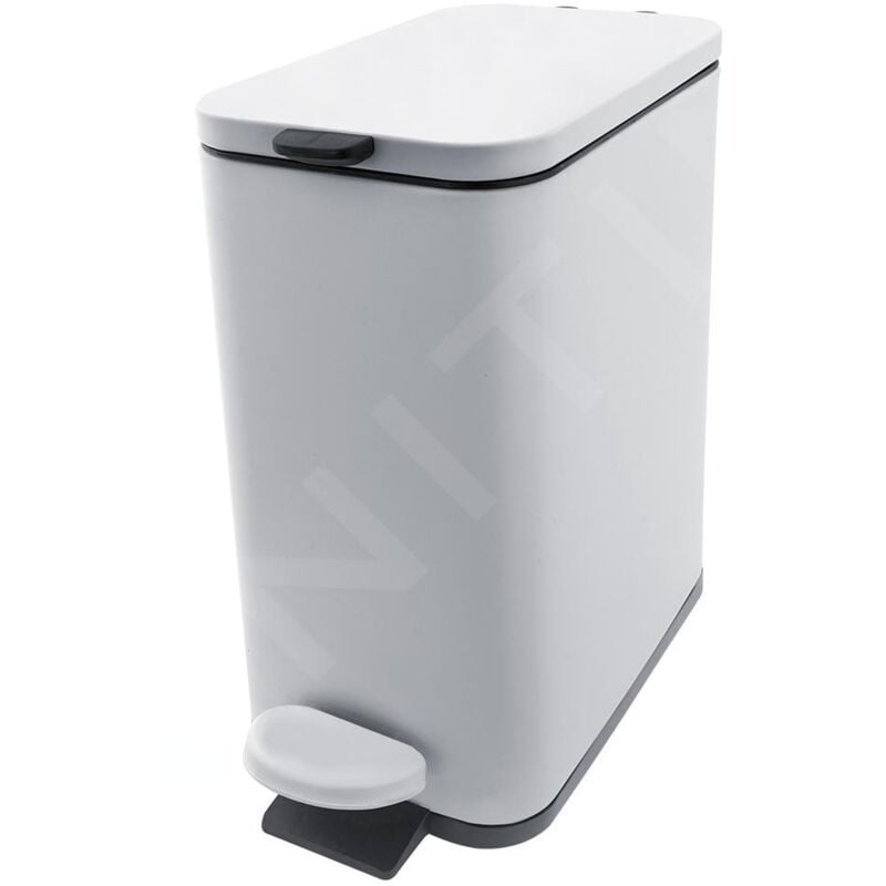 Nimco - Poubelles - Poubelle 5 l, blanc mat kos 11005-05