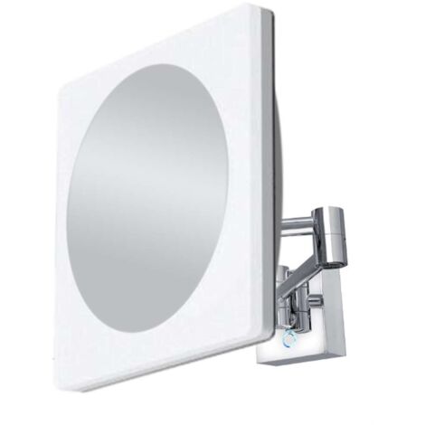 Nimco Specchi cosmetici - Specchio cosmetico sospeso con illuminazione LED, cromo ZK 20465-26