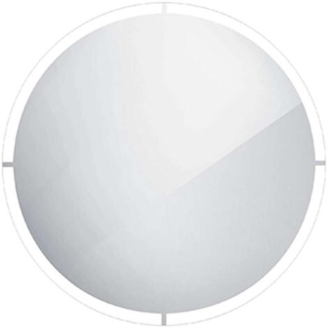Nimco Specchi - Specchio con illuminazione LED, diametro 60 cm, alluminio ZP 24000R