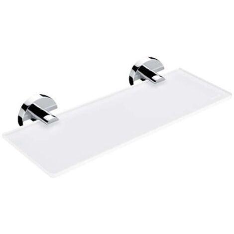Nimco Unix - Ablage, Länge 30 cm, mattiertes Glas/Chrom UN 13091B-30-26
