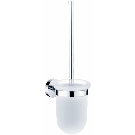 Nimco Unix - Brosse de toilette avec support mural, verre mat/chrome UN 13094WN-26