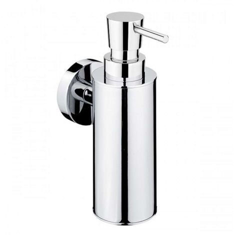 Nimco Unix - Dosificador de jabón con soporte, 150 ml, cromado UN 13031MT-26