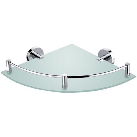 Nimco Unix étagère d'angle pour salle de bain verre mat, parc, UN 13091RA-26