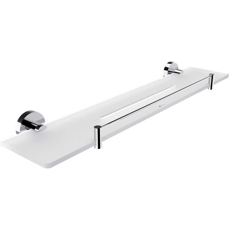 Nimco Unix étagère de salle de bain avec cadre, chromé, 60 cm UN X460-X-26