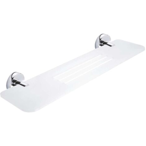 Nimco Unix - IXI Regal mit gefrästen Löchern, 50 cm, Chrom UN X350-26
