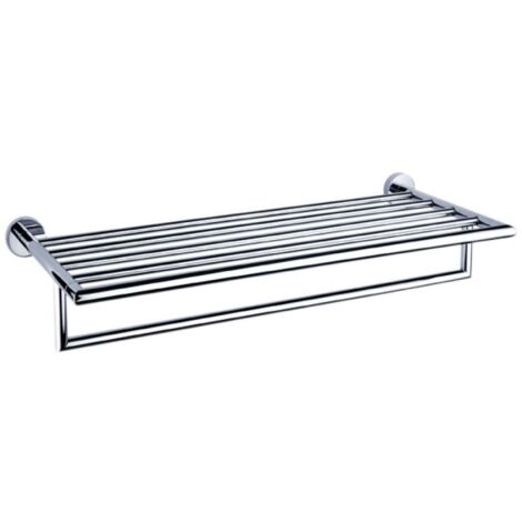 Nimco Unix - Mensola con portasciugamani, lunghezza 65 cm, cromo UN 13063A-26