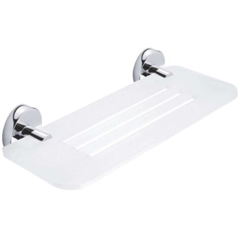 Nimco Unix - Mensola IXI, lunghezza 30 cm, plexiglass opaco/cromo UN X330-26