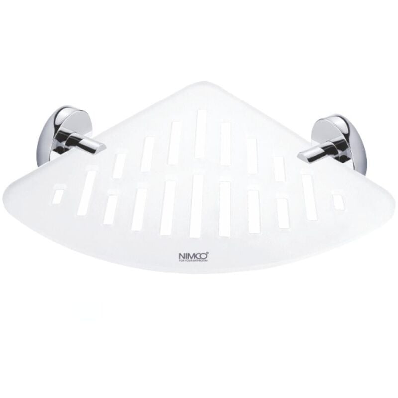 Unix - Tablette d'angle ixi avec fraisage, chromée un X212-26 - Nimco