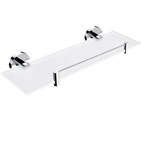 Nimco Unix - Tablette, longueur 400 mm, verre dépoli/chrome UN 13091BX-40-26