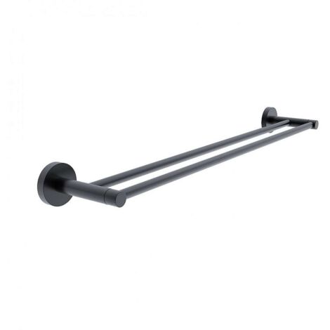 Nimco Unix - Toallero, longitud 66 cm, negro mate UNC 13061D-90