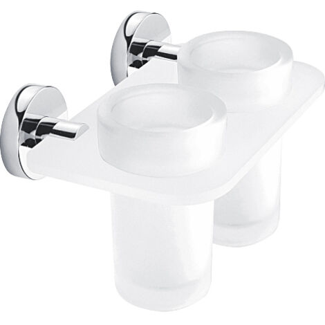 Nimco Unix Wall Mounted Toothbrush Holder Double UN X3-58DW-26