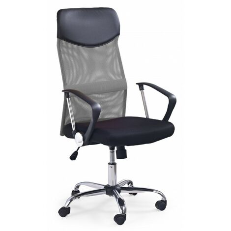 NIME - Sillón ergonómico con reposabrazos - Altura regulable - Respaldo reclinable - De malla aireada