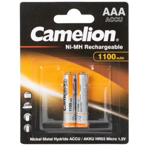 NiMH AAA 1,2 V-1100 mAh (2/scheda)