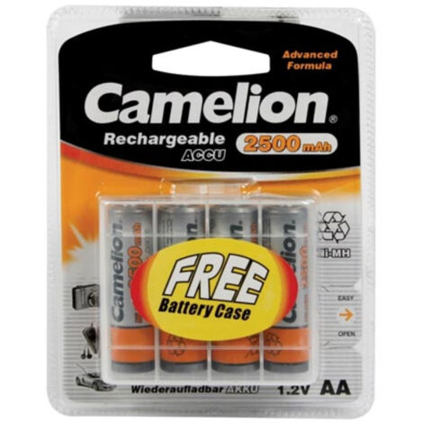 Nimh R06 1.2v-2500mah (4/carte) - Boîte De Rangement Gratuite
