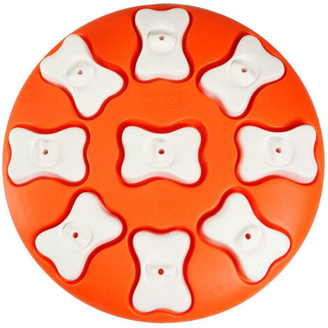 Nina Ottosson de  Puzzle pour chien Dog Smart - à friandises/interactif - orange