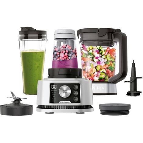 Ninja 3-in-1 Power Nutri Mixeur sur pied 1200 W noir, argent