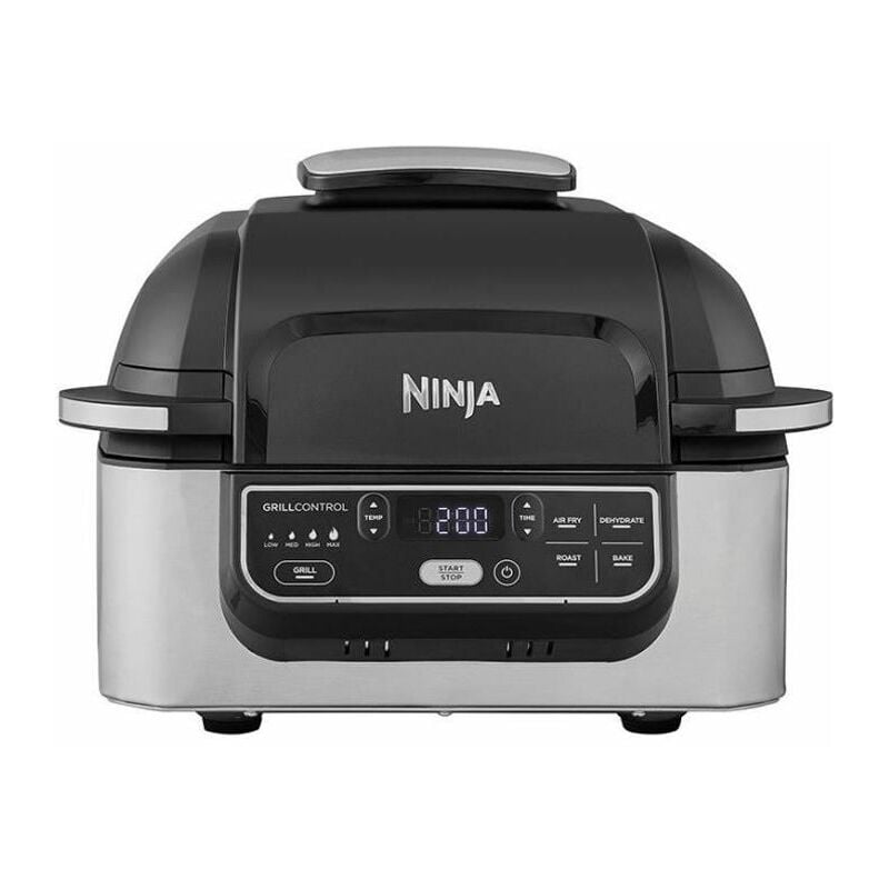 Ninja - foodi AG301EU - Grill d'intÈrieur - Technologie Cyclonic Air - 5 modes de cuisson prÈprogrammÈs - Jusqu'a 265∞ - 1760W
