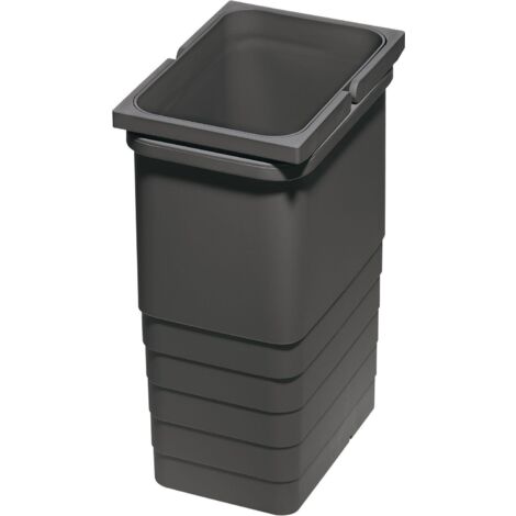 NINKA Abfallbehälter 6 Liter Dunkelgrau