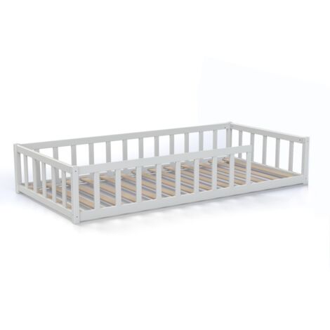 LE QUAI DES AFFAIRES Nino 90x190 cama de barrera infantil con caja incluida White - Weber Industries