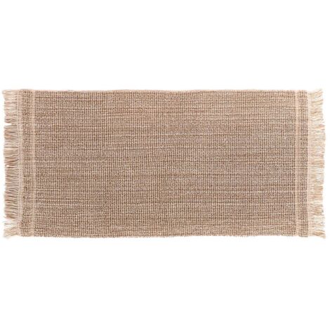 Ninon alfombra algodón otras fibras 45x90 cm - taupe - Tendance