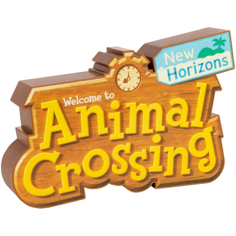 Nintendo animal crossing logo light Paladone 672NIN036