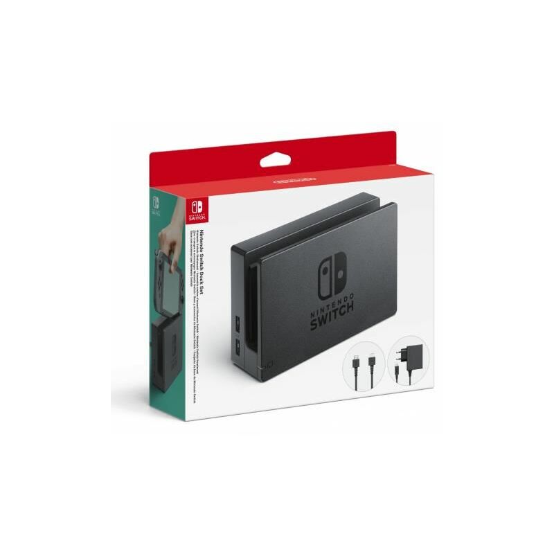 

Nintendo - Dock Set Con Base Switch, Adaptador De Corriente Y Cable HDMI (Nintendo Switch)