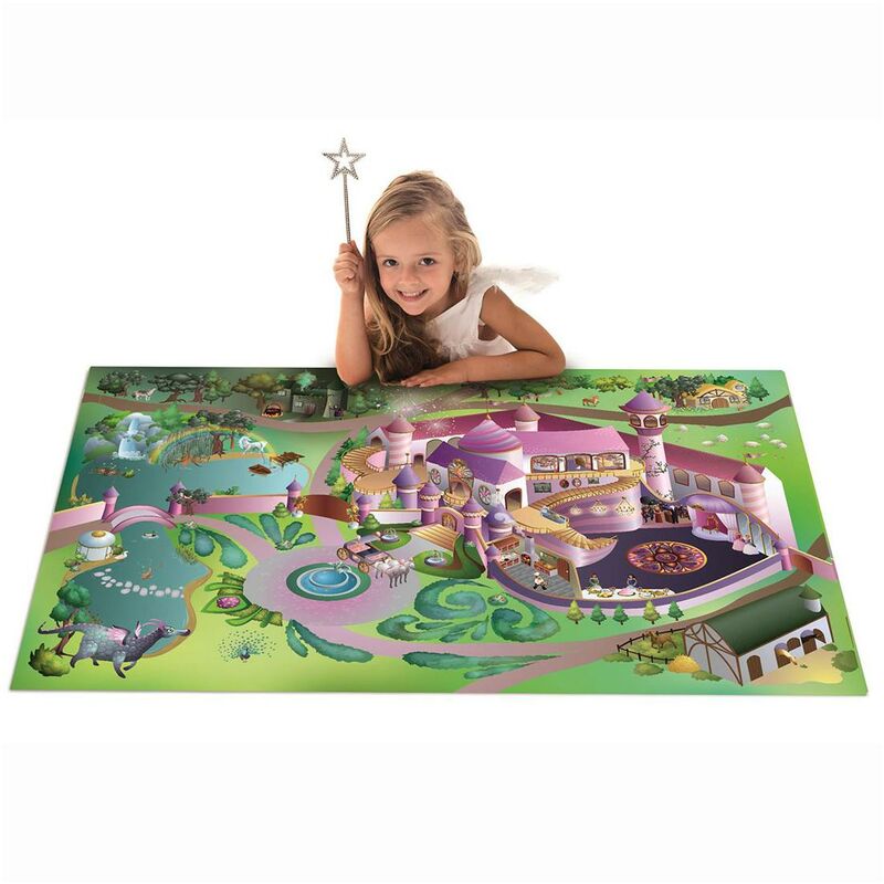 

Alfombra infantil princesa en poliéster multicolor - Multicolore
