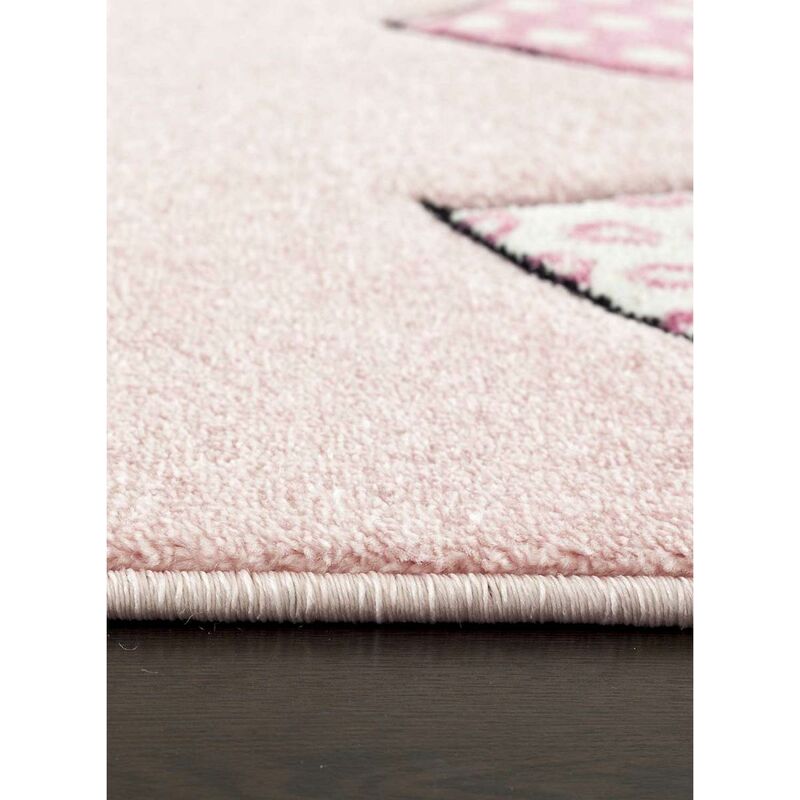 

Alfombra infantil Rosa Polipropileno Heart - Rose