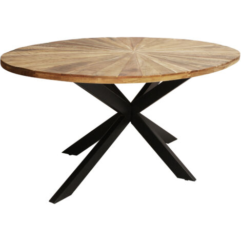 NIO - tavolo ovale in legno massiccio