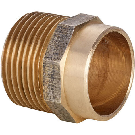 NIPLES BRONZO FILETTATO MASCHIO A SALDARE FEMMINA - 22 x 1/2