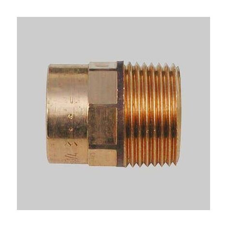 NIPLES BRONZO FILETTATO MASCHIO A SALDARE FEMMINA 35 x 11/4