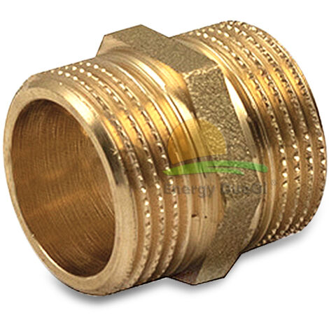 NIPLES DOPPIO MASCHIO/MASCHIO IN OTTONE GIALLO 1