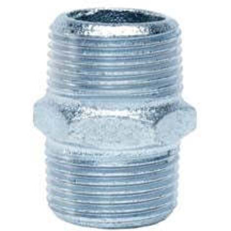Niples Esagonale Maschio In Ghisa Zincata - M 2"