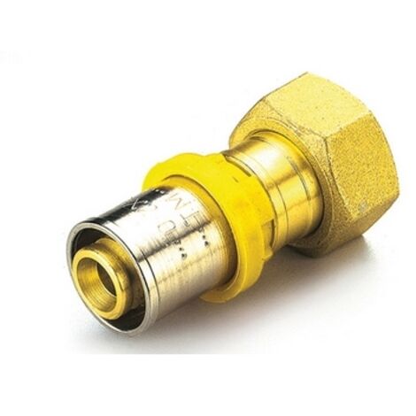 Niples Femmina Con Girello 3/4" Ø20 A Pressare Gas