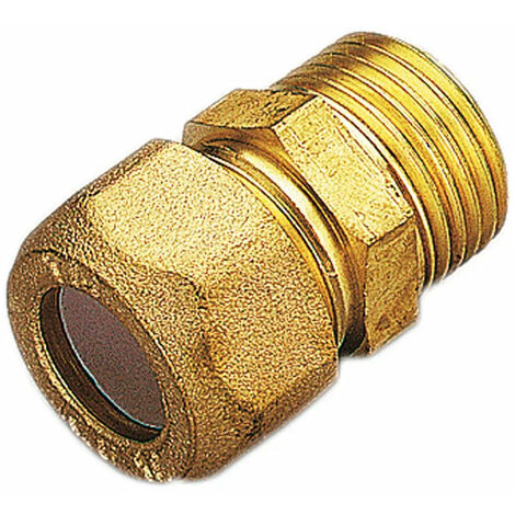Niples Maschio 3/8" Ø10 Per Rame Con Ogiva In Teflon