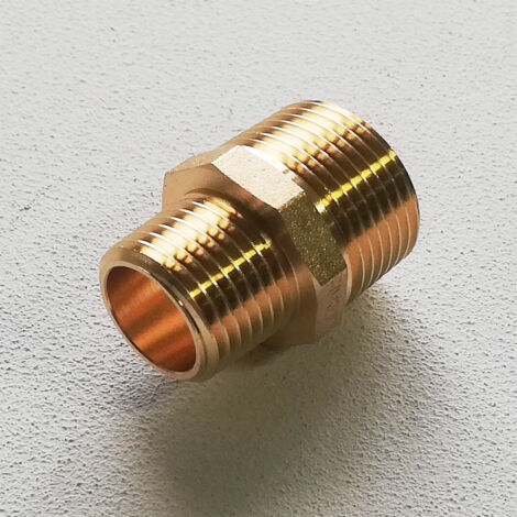 Niples nipplo 11/4 x 1 doppia vite ridotta mm in ottone