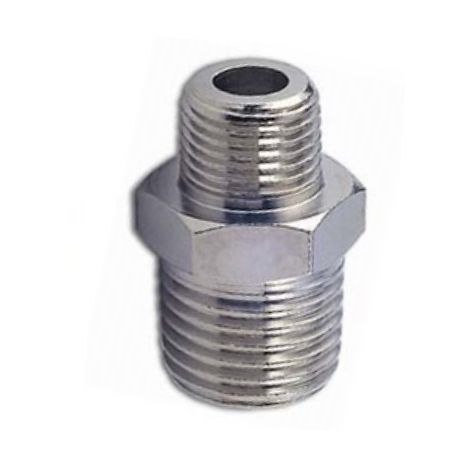 Niples Nipplo di riduzione maschio raccordo cilindrico collegamento giunzione 1 pz. - cod. 49002