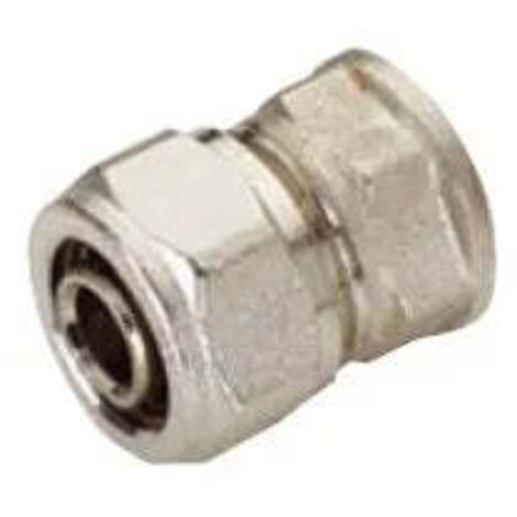 Niples/Raccordo Diritto Femmina 3/4" Ø16 Multistrato A Stringere Completo Di Kit