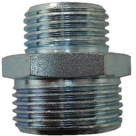 Niples ridotto acciaio zincato 1/2" x 3/8"