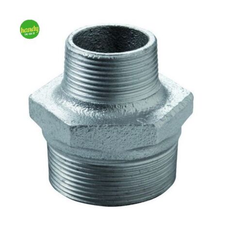 Niples ridotto in ghisa zincato gf maschio 3/4 x maschio 1/2