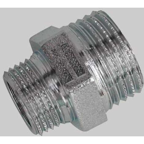 NIPLES RIDOTTO OTTONE CROMATO - M 1/2 x 3/8 M