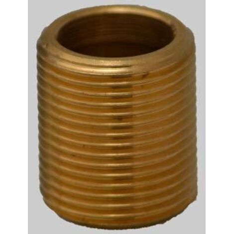 NIPLES TUTTO FILETTATO OTTONE GIALLO - 3/8