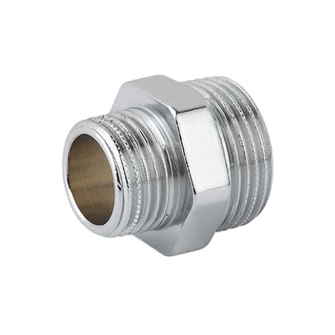 Niplles doppio ridotto mm  ottone cromo  3/4 x 1CAVAL