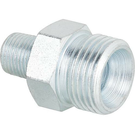 Nipple a visser NPT 1/8"(conique) x R 3/8"