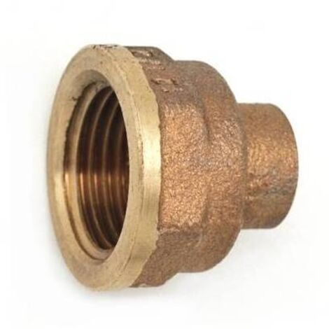 NIPPLE BRONZO DIRITTO F. A SALDARE 3/4 x 18