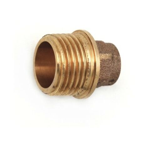 NIPPLE BRONZO DIRITTO M. A SALDARE Misura: 3/8 x 12