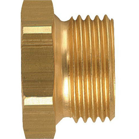 Nipple de reduction court G 1/4"f x G 3/8"m