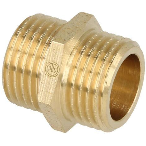Nipple double 1/2’’ hexagonal laiton nu